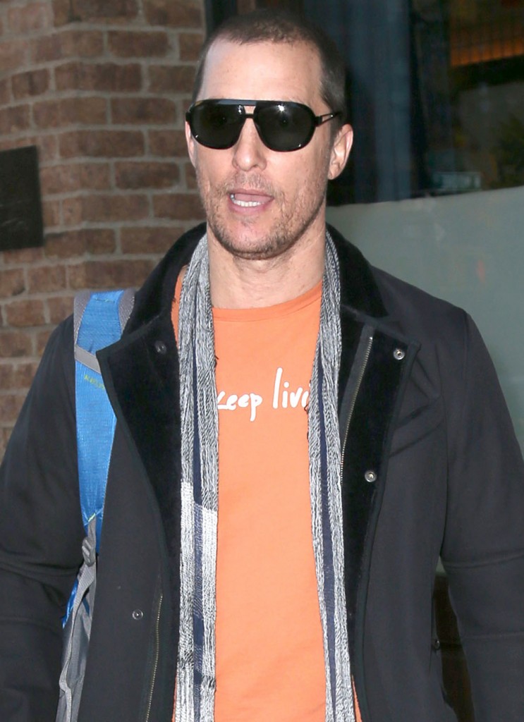 Matthew McConaughey Steps Out In New York