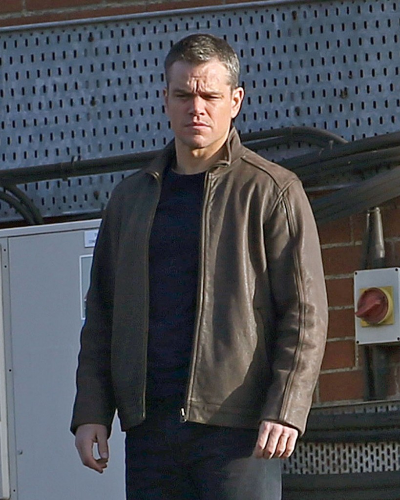 Matt Damon On The Set Of The Upcoming 'Bourne' Sequel