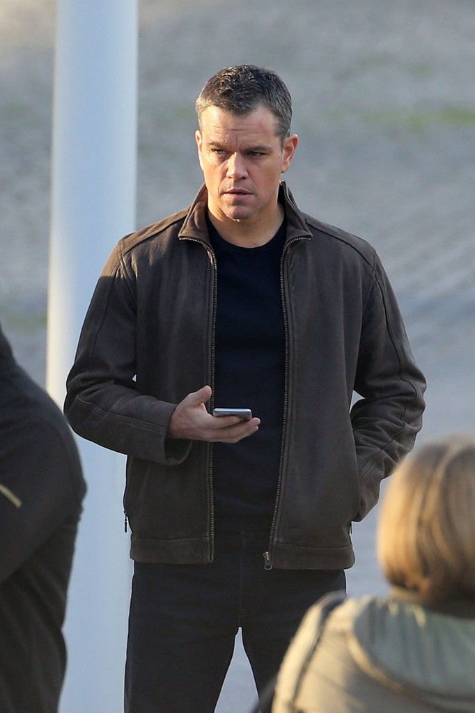 Matt Damon On The Set Of The Upcoming 'Bourne' Sequel