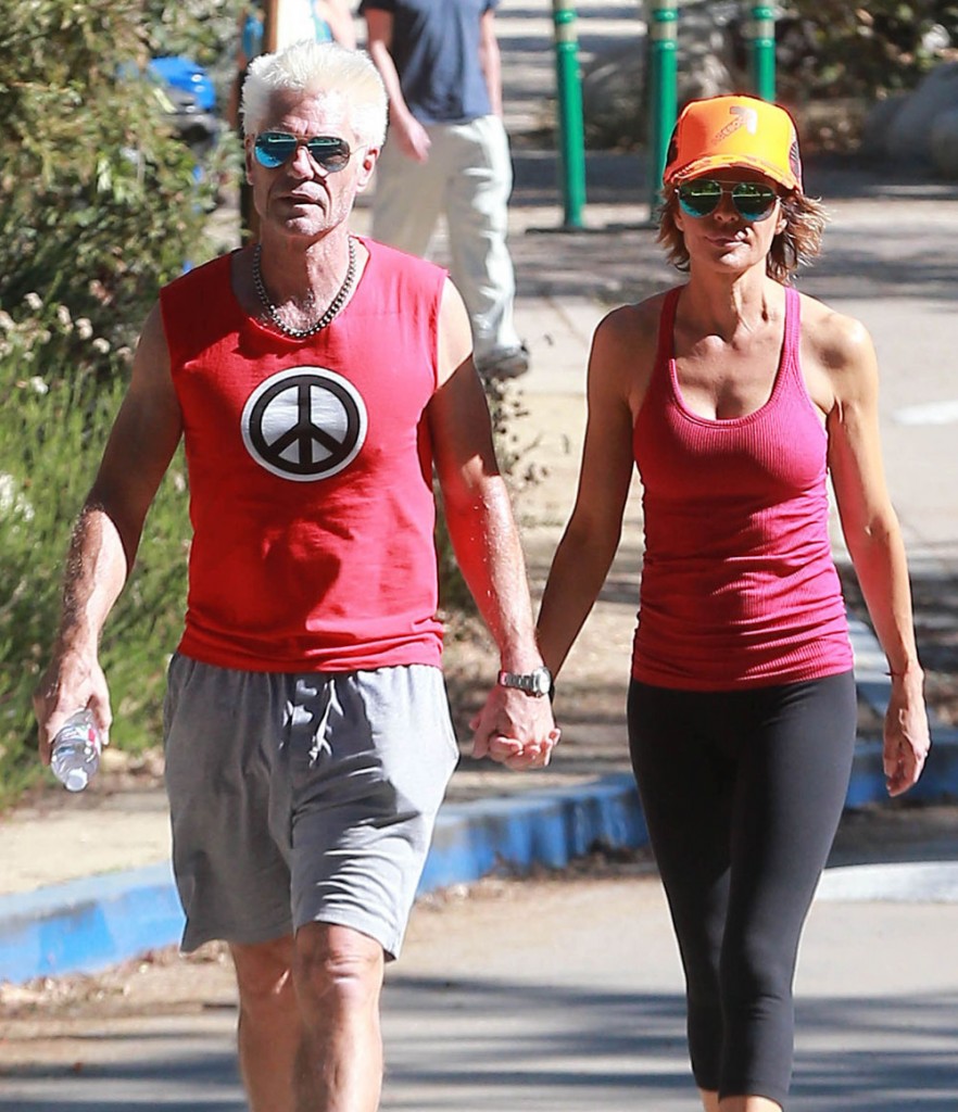 Exclusive... Lisa Rinna & Harry Hamlin Out For A Hike