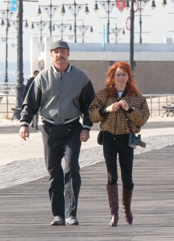 Liev Schreiber And Naomi Watts Film In New York