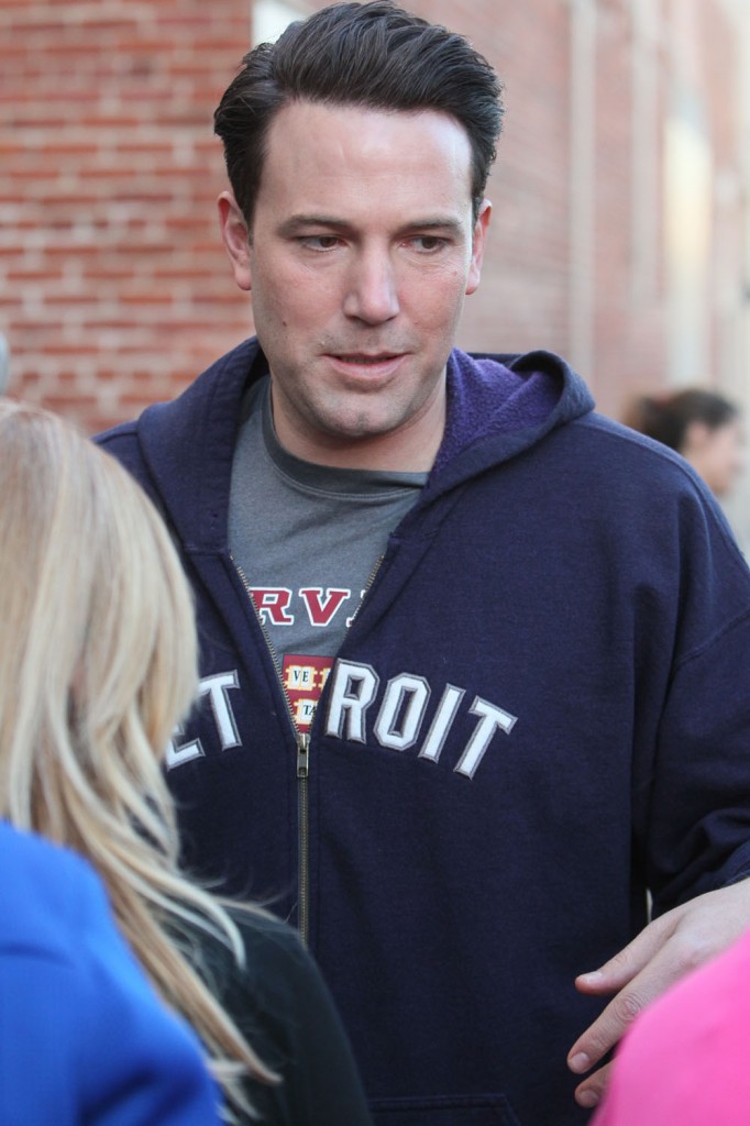 Ben Affleck seen arriving at the ABC studios