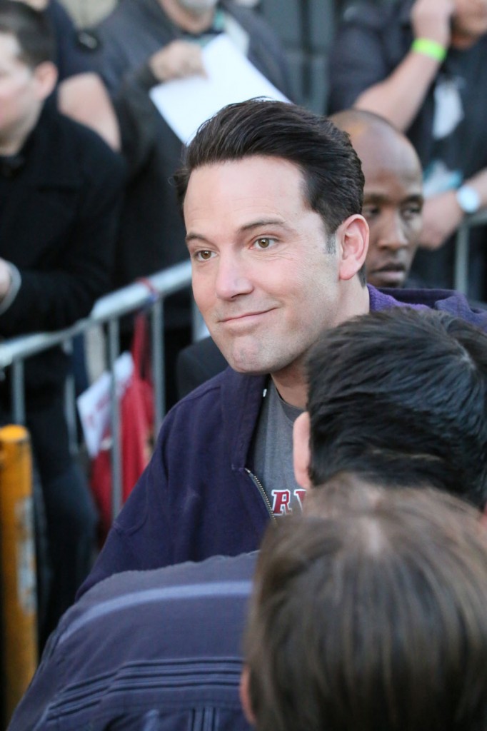 Ben Affleck going into the ABC studios for Jimmy Kimmel Live