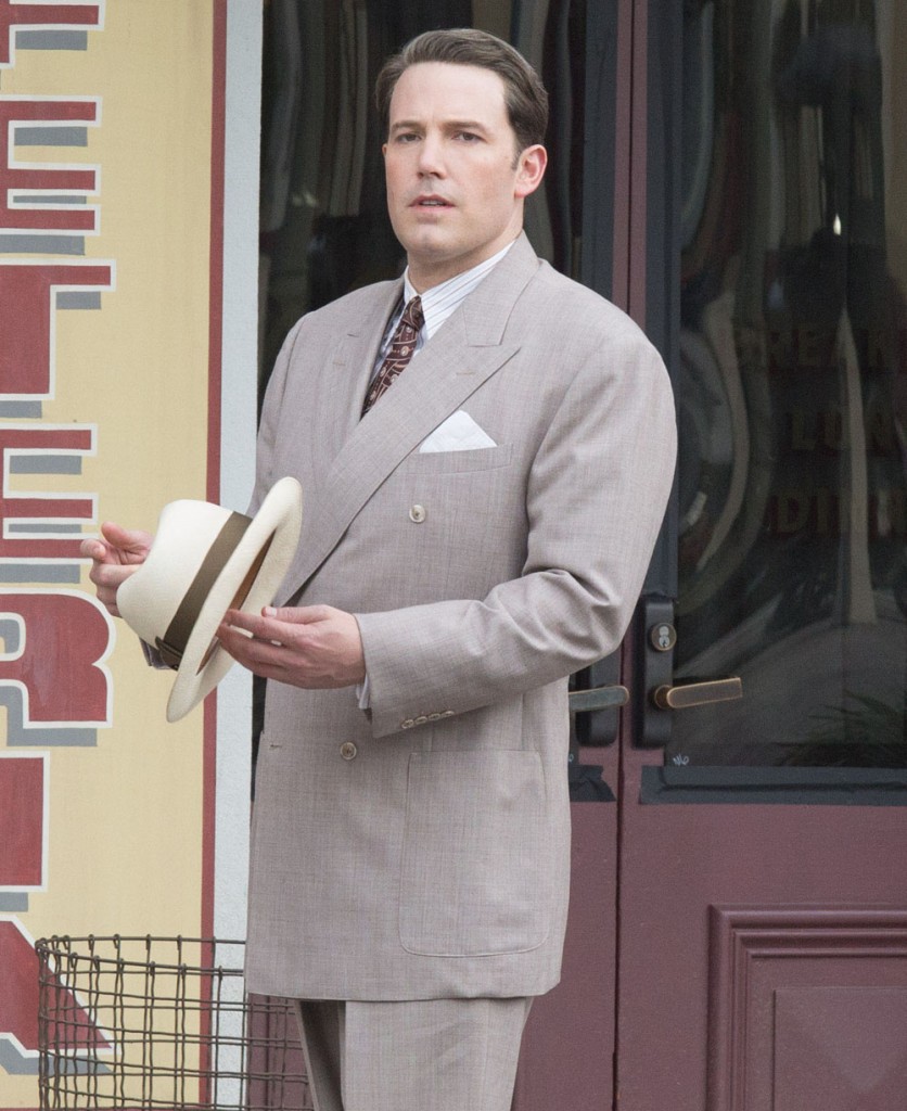 Exclusive... Ben Affleck Filming 'Live By Night' In Los Angeles