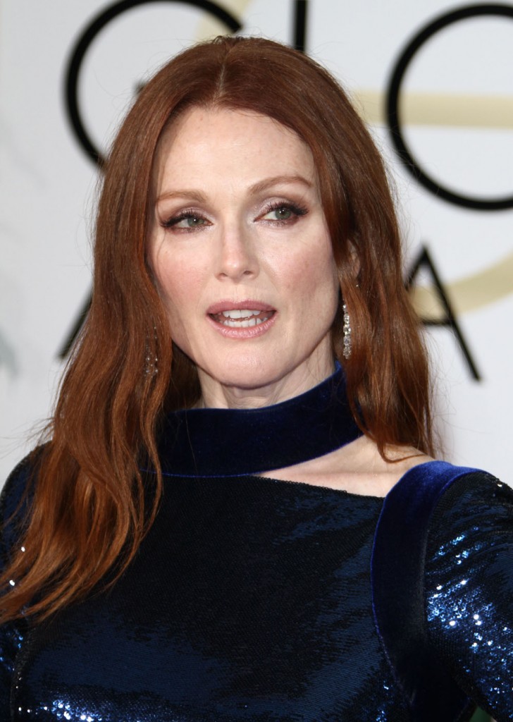 Julianne Moore at The 73rd Golden Globe Awards in LA