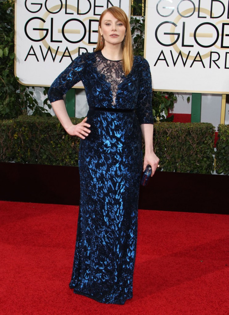 Bryce Dallas Howard at The 73rd Golden Globe Awards in LA