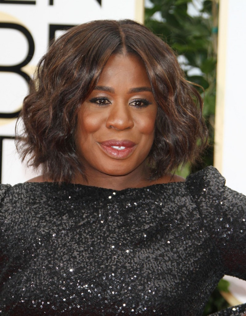 Uzo Aduba at The 73rd Golden Globe Awards in LA