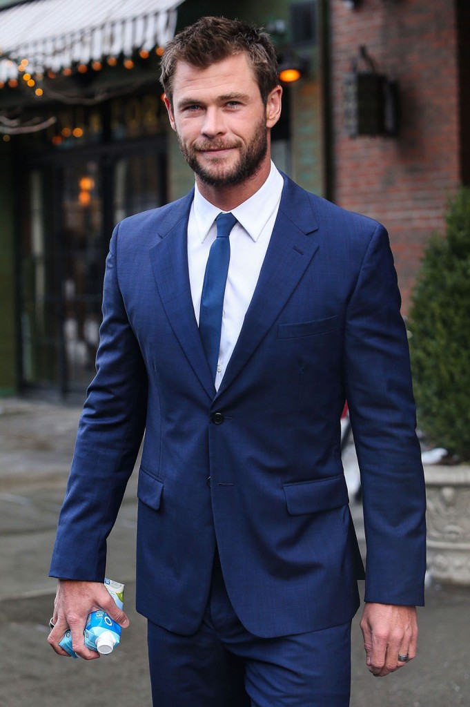 Chris Hemsworth Leaving The Bowery Hotel