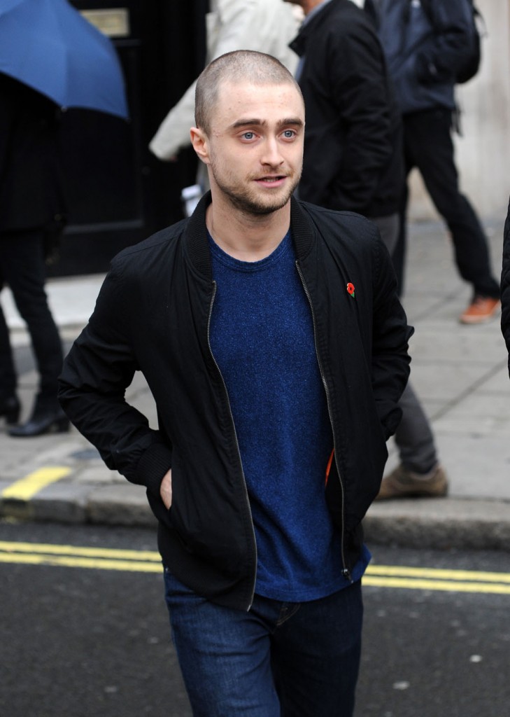 Daniel Radcliffe leaves Kiss FM Studios