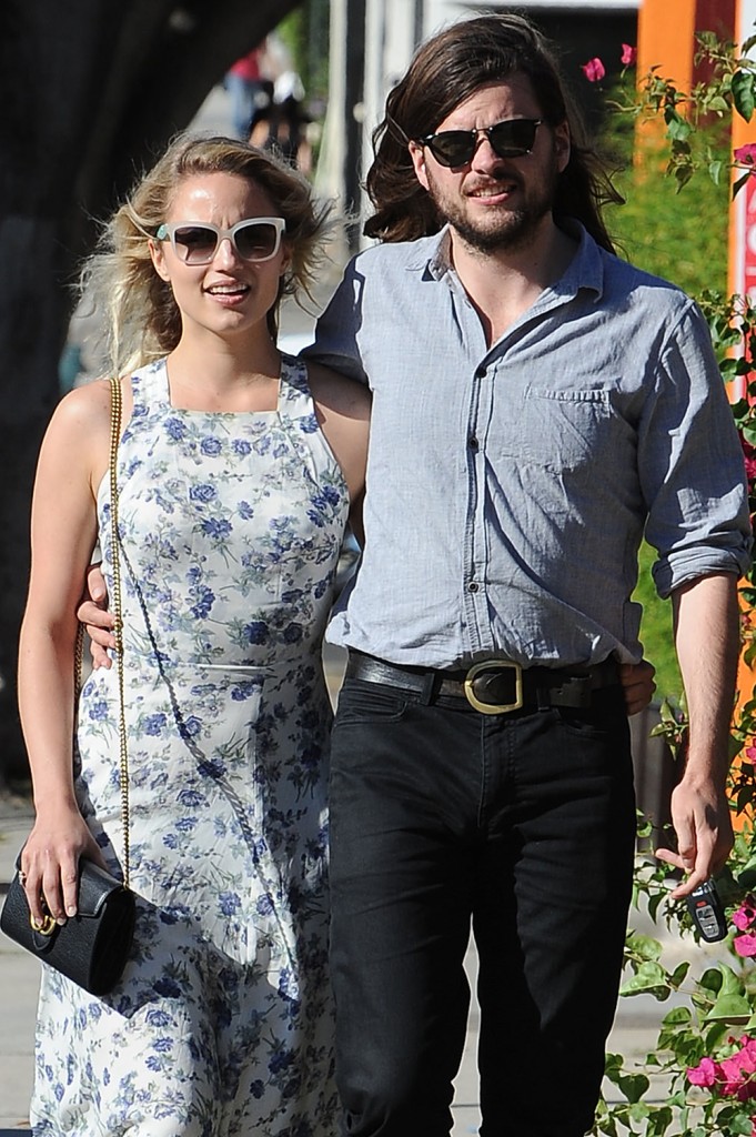 Dianna Agron & Winston Marshall Out And About In Beverly Hills