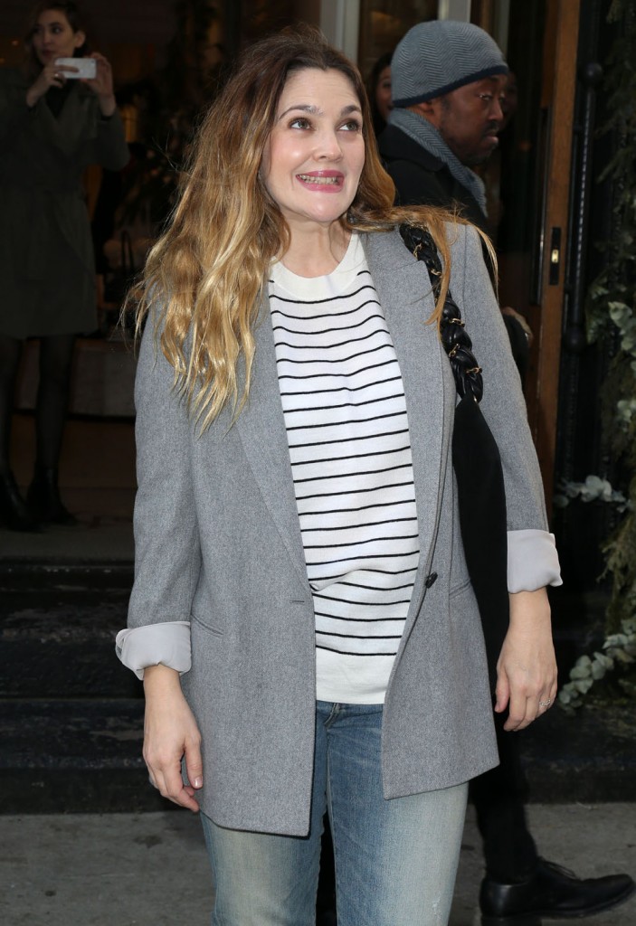 Drew Barrymore Out And About In New York City