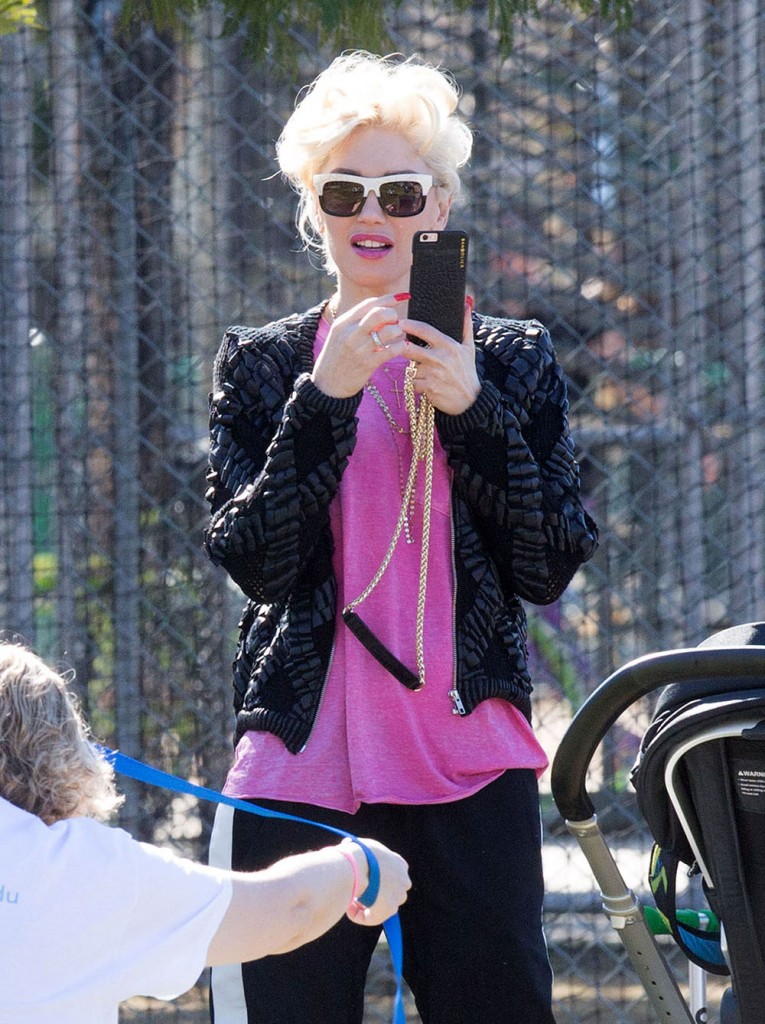 Gwen Stefani Watches Her Son's Soccer Game in Studio City