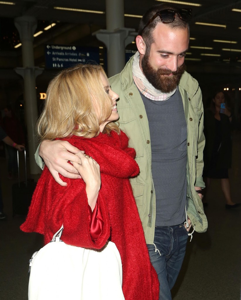 Kylie Minogue and Joshua Sasse London