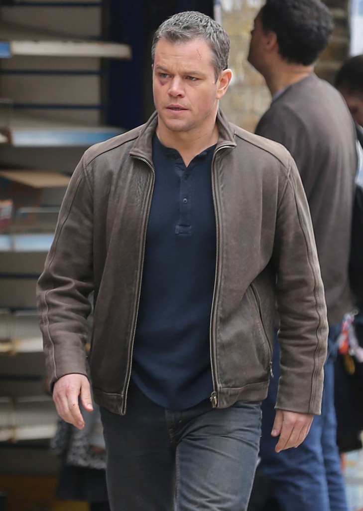 Matt Damon Films The Fifth Jason Bourne Film In London