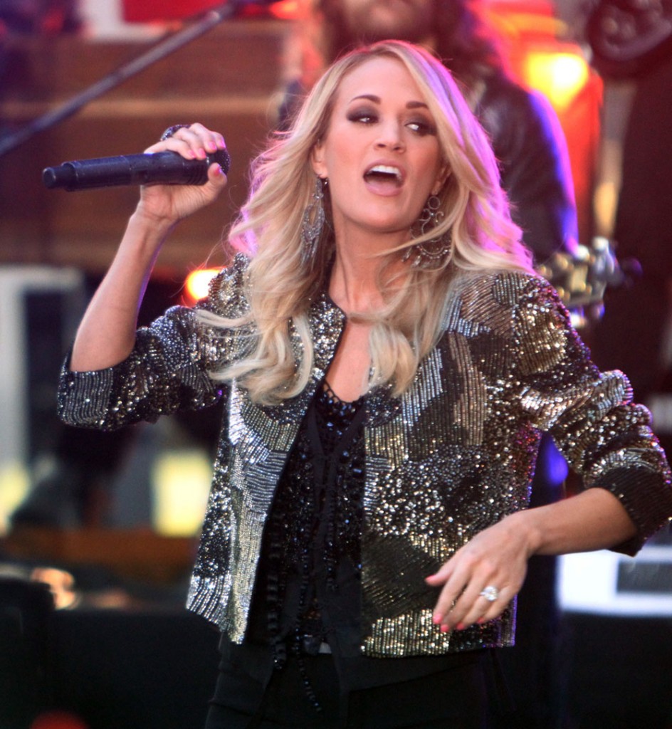 Carrie Underwood performs live on NBC's 'Today' show