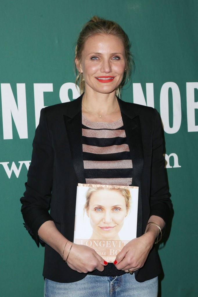 Cameron Diaz Signs Copies Of Her Book In NYC