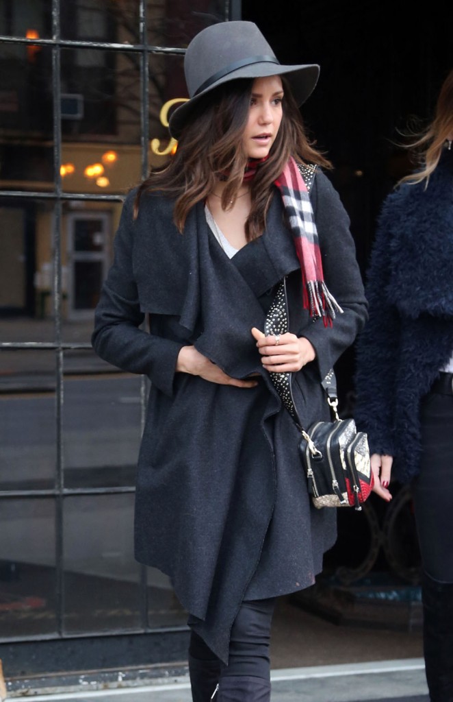 Nina Dobrev Setps Out In NYC