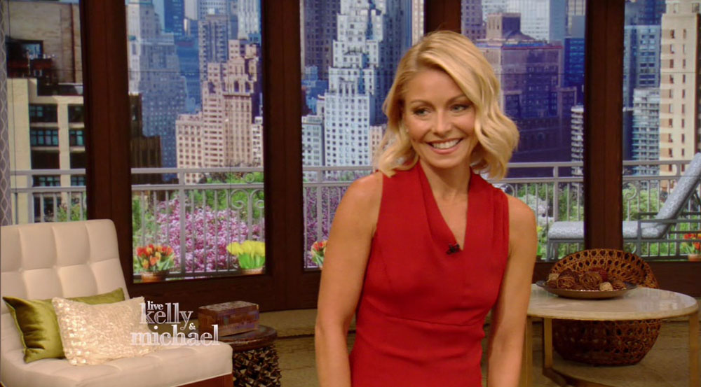 Kelly Ripa is back on "Live with Kelly and Michael."  on ABC