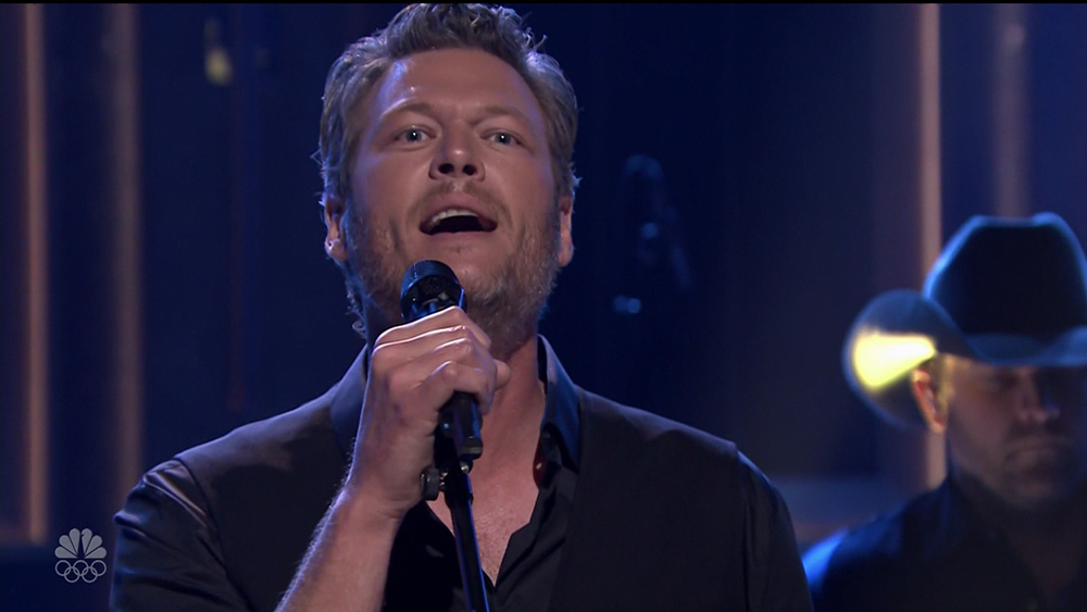 Blake Shelton during an appearance on NBC's 'The Tonight Show Starring Jimmy Fallon.'