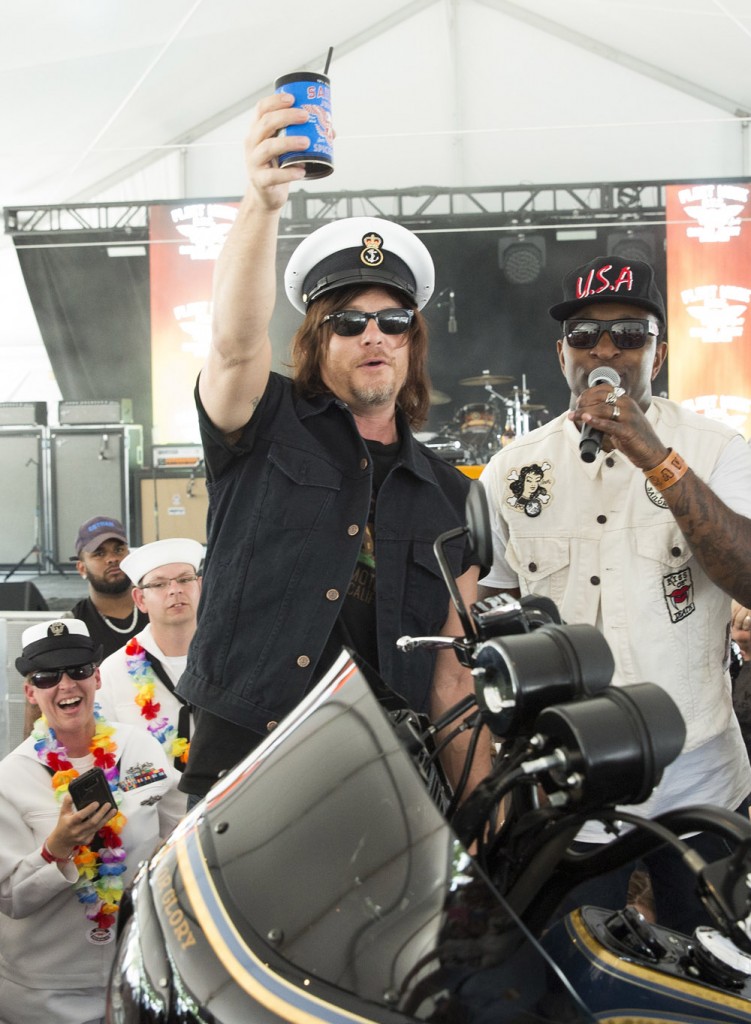 Norman Reedus at a Sailor Jerry Spiced Rum event during Fleet Week