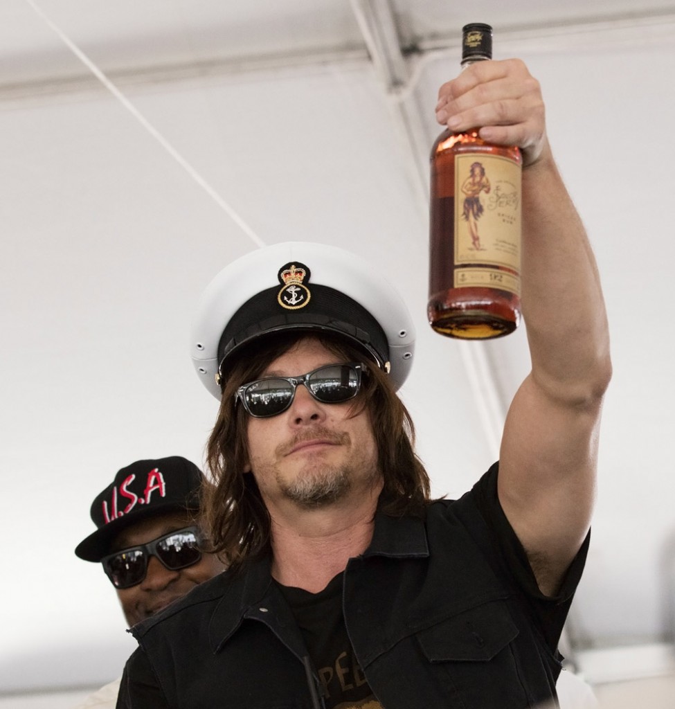 Norman Reedus at a Sailor Jerry Spiced Rum event during Fleet Week