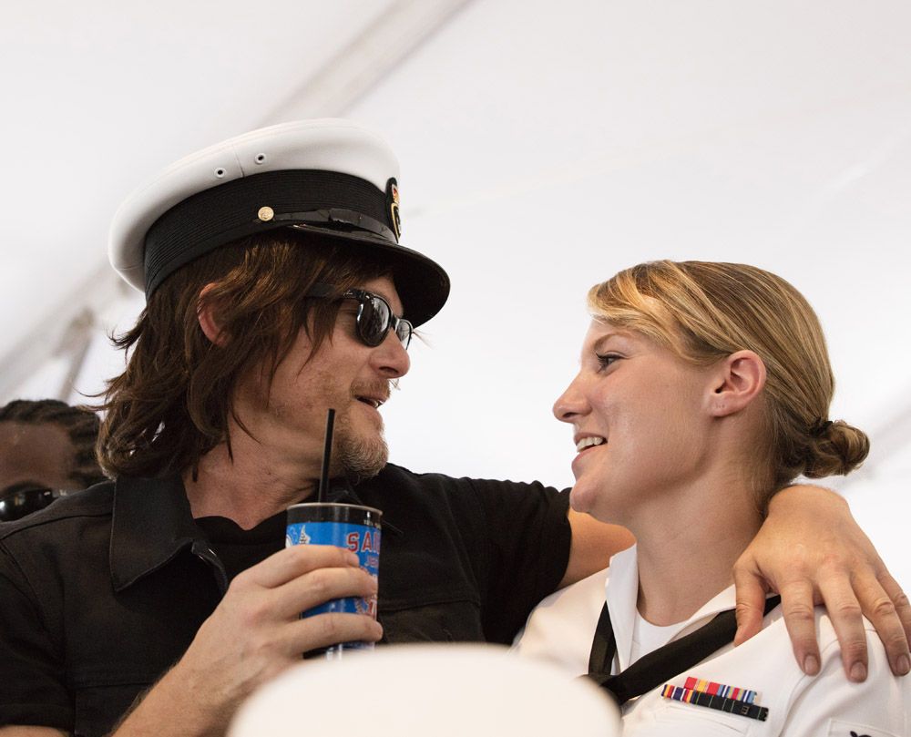 Norman Reedus at a Sailor Jerry Spiced Rum event during Fleet Week