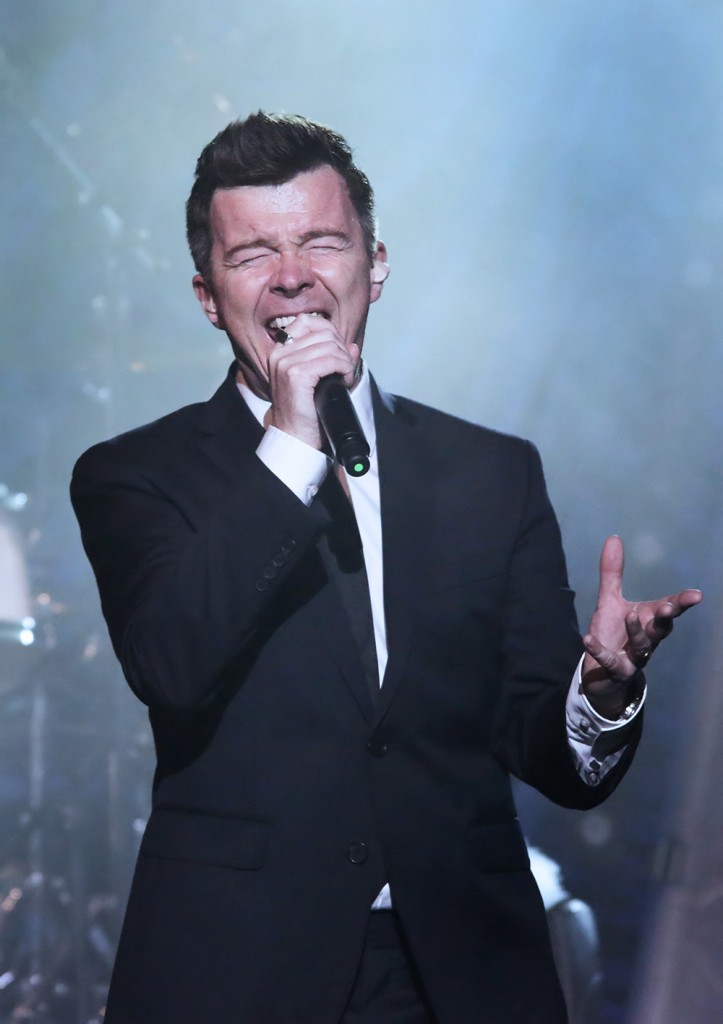 Rick Astley performs at Liverpool Philharmonic Hall