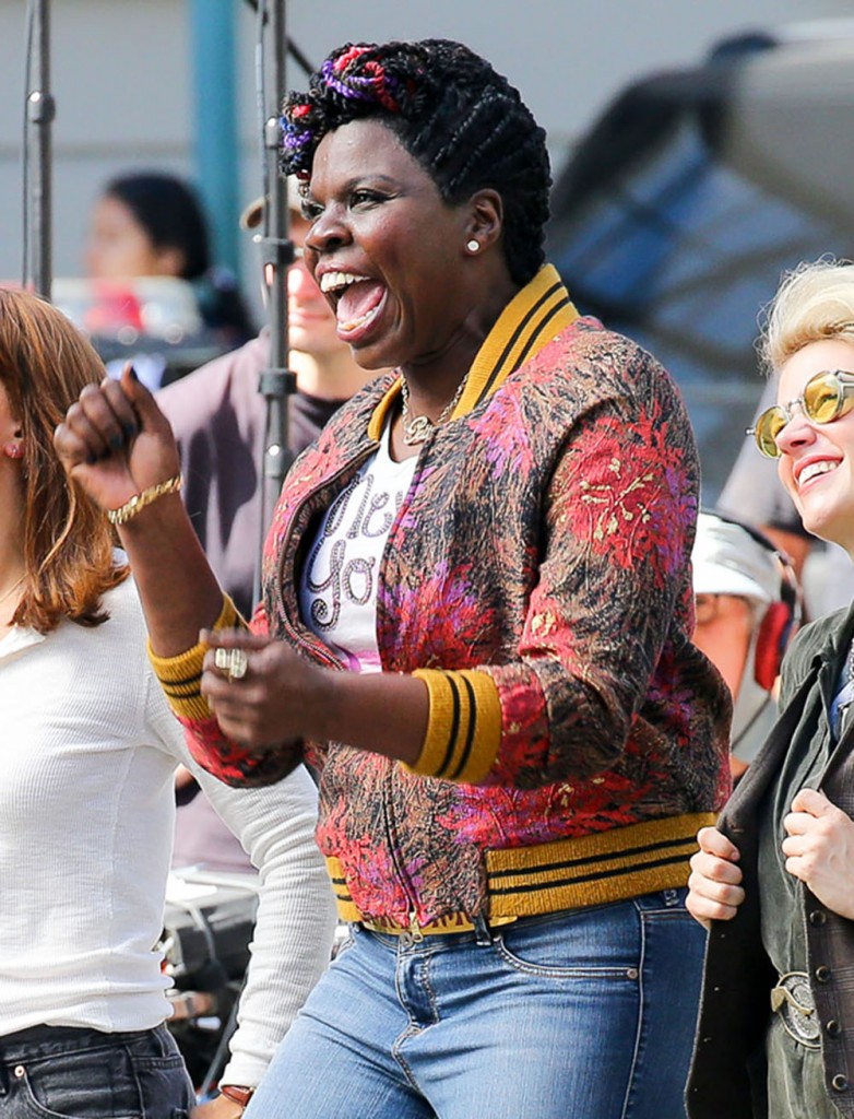 Stars On The Set Of The New "Ghostbusters" Movie