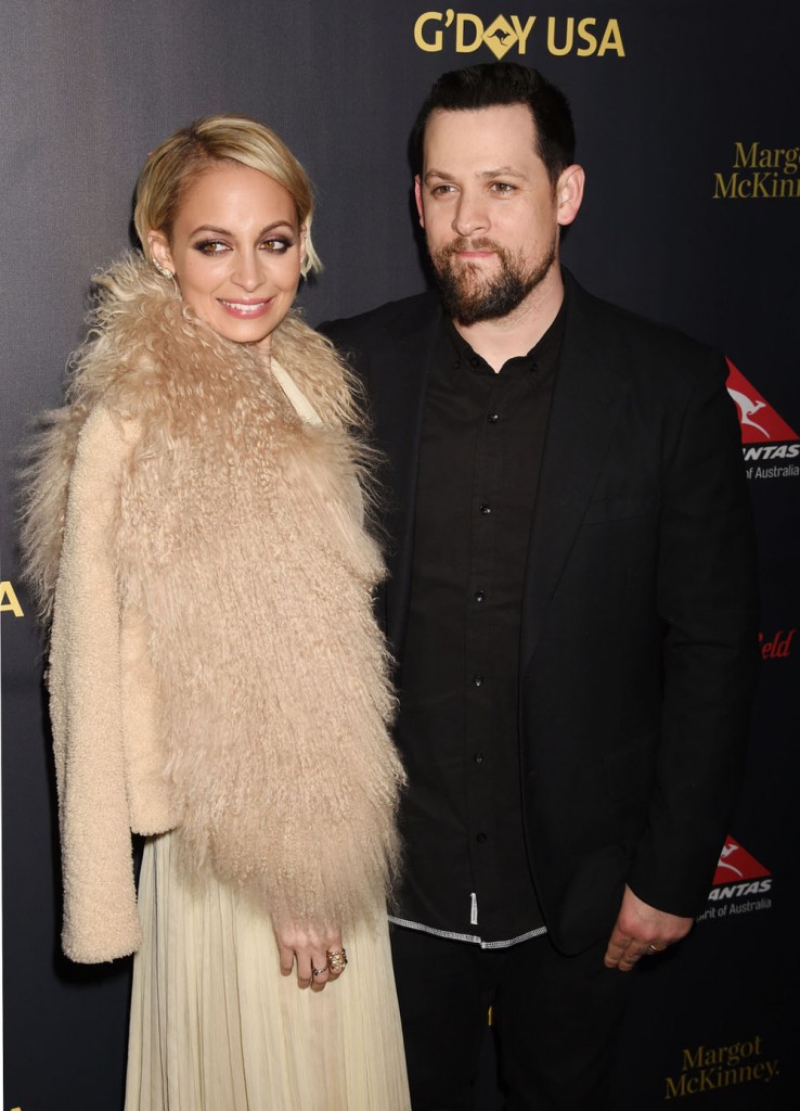 Nicole Richie and Joel Madden arrive at the 2016 G'Day Los Angeles Gala at Vibiana in Los Angeles, California