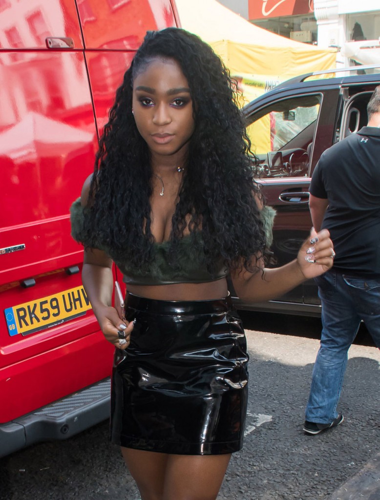 Normani Kordei of Fifth Harmony arrives at a fan event at the Electric Cinema, Portobello Road, London