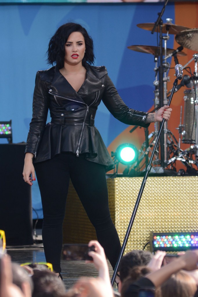 Demi Lovato Performing at GMA