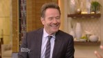 Bryan Cranston during an appearance on ABC's 'Live with Kelly.'
