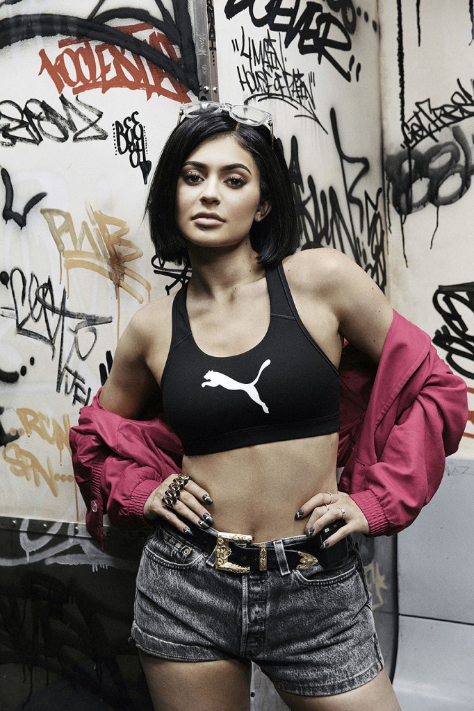 Kylie Jenner Poses For Puma