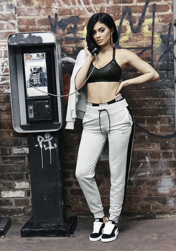 Kylie Jenner Poses For Puma