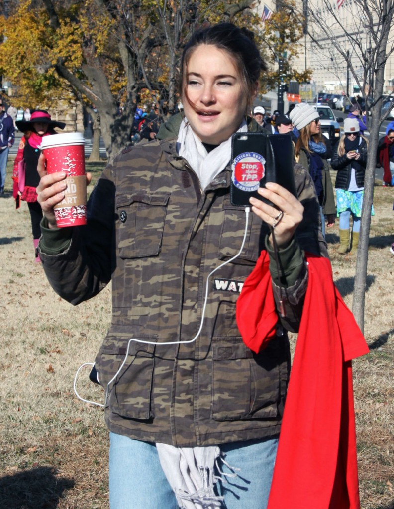 Shailene Woodley and Dave Matthews Protest The South Dakota Pipeline