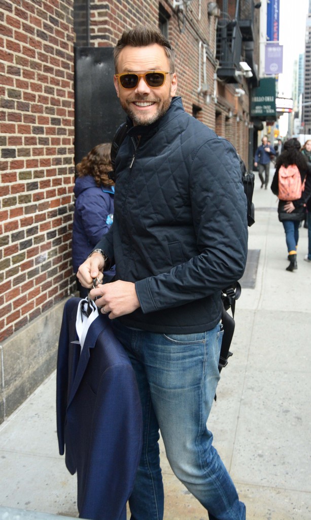 Joel McHale out and about in New York
