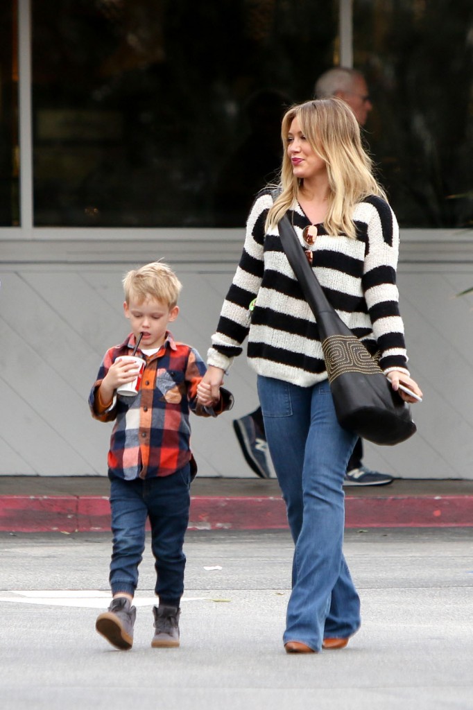 Hilary Duff & Luca Comrie Out And About In LA