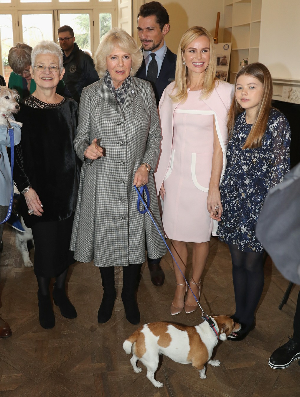 Camilla, Duchess Of Cornwall during a visit to Battersea Dogs and Cats Home