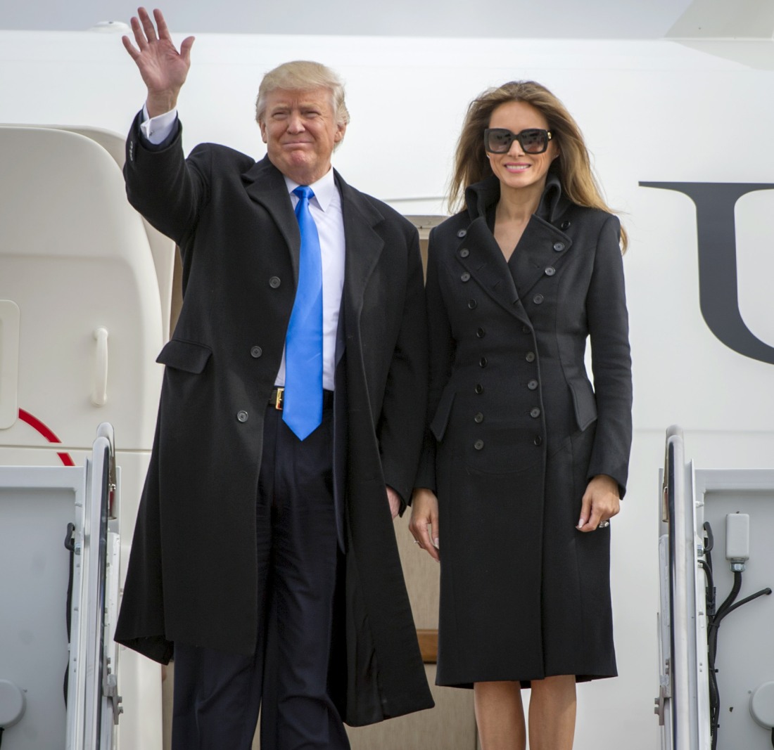 Donald Trump And Mike Pence Visit The Tomb Of The Unknown Soldier