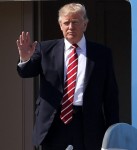 Donald Trump Visits MacDill Air Force Base In Florida