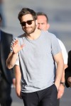 Jake Gyllenhaal seen arriving at the ABC studios