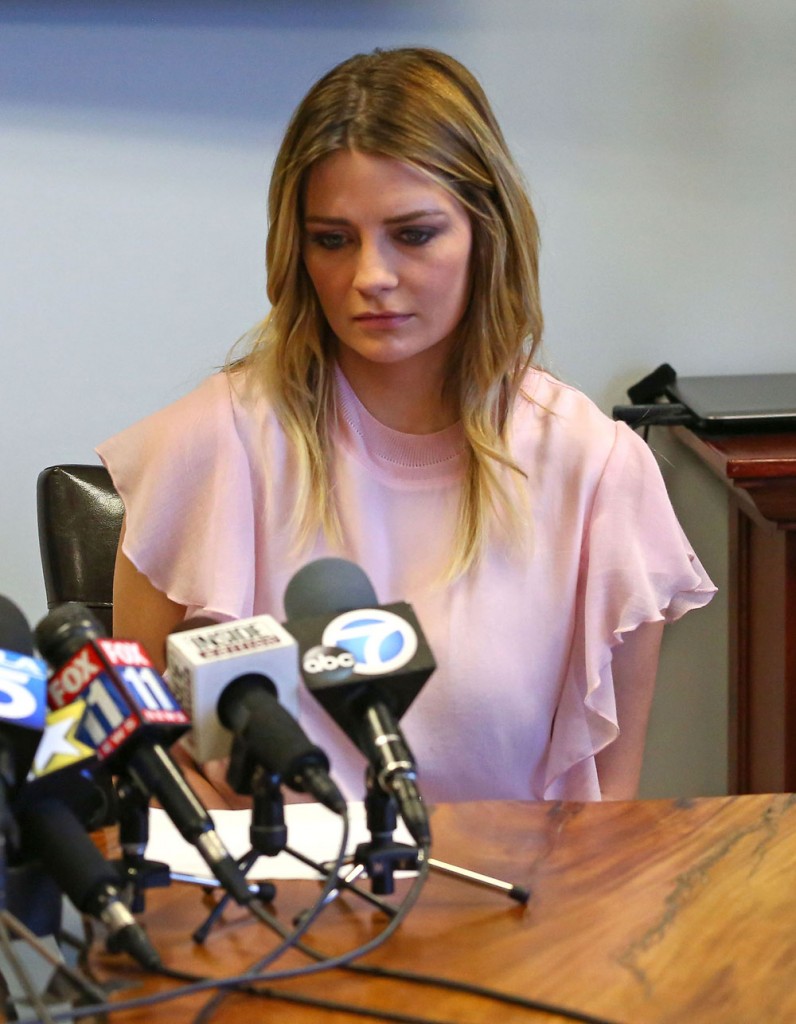 Mischa Barton Press Conference About Her Being A Victim Of Revenge Porn