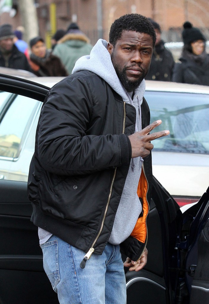 Kevin Hart Shoots His New Film 'Untouchable' In The Bronx