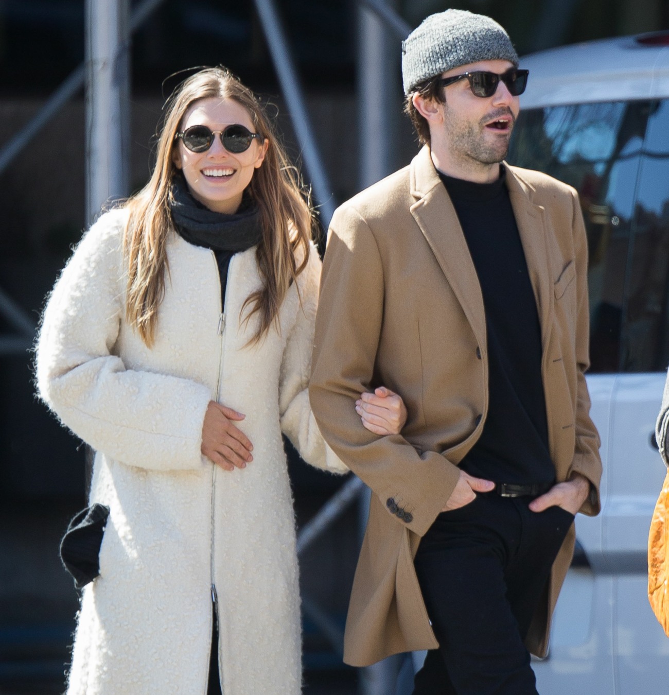 Elizabeth Olsen Out In NYC With Her Boyfriend