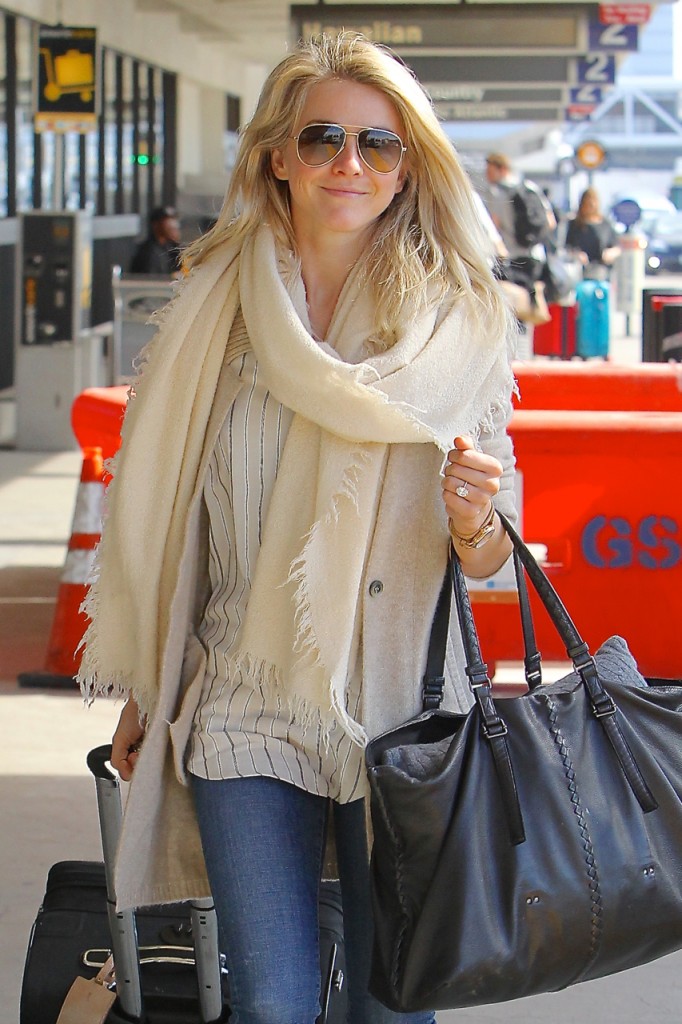 Julianne Hough at Los Angeles International Airport