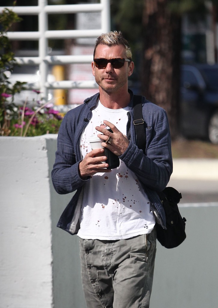 Gavin Rossdale grabs a coffee while out and about in Studio City