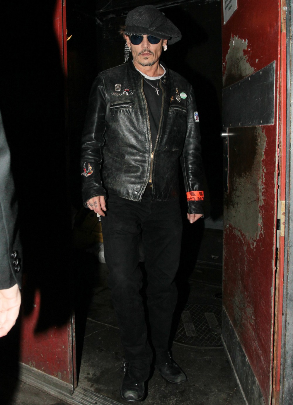 Johnny Depp Leaving Lady Gaga's Birthday Party At Gjelina