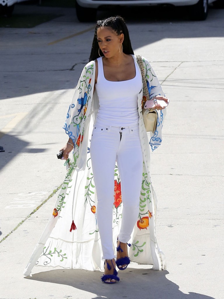 Mel B Hits Up The ATM In West Hollywood