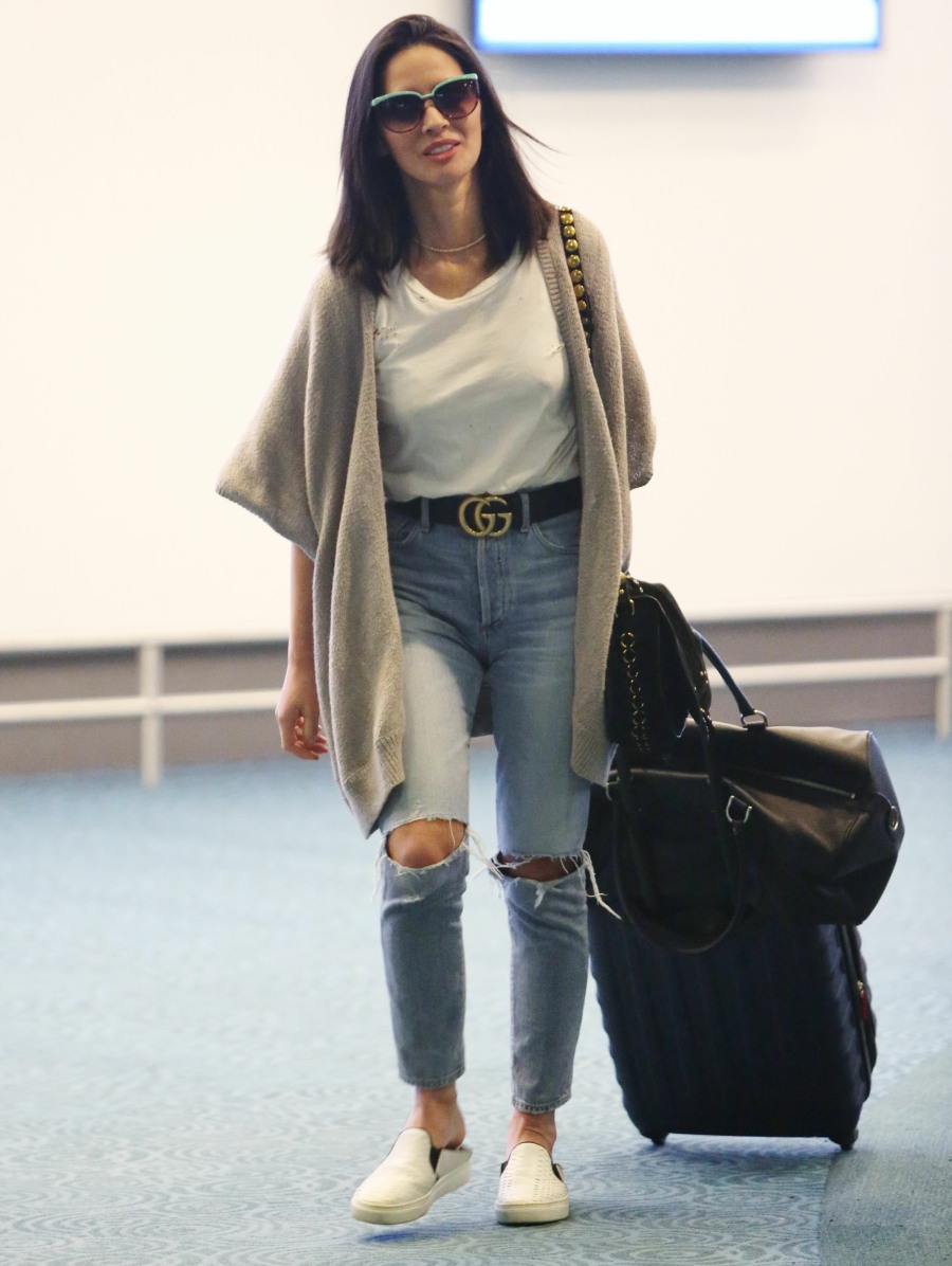 Olivia Munn Touches Down In Vancouver