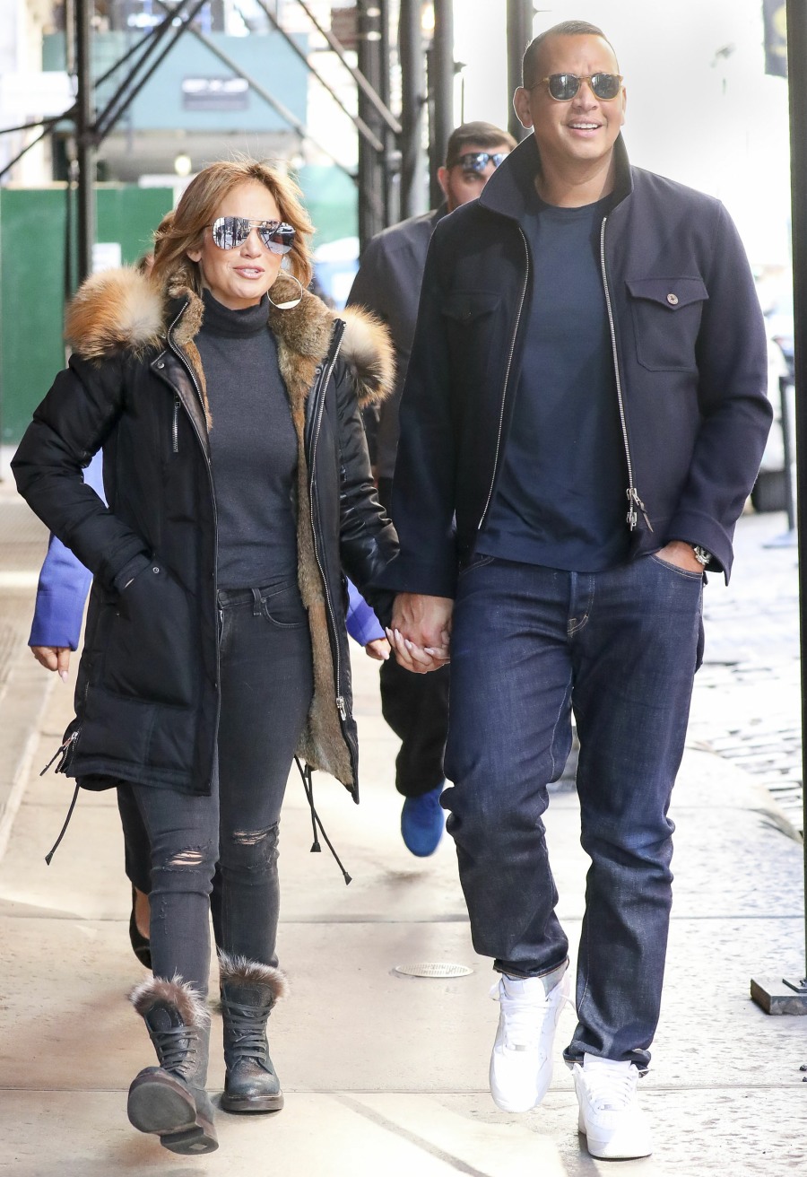 Jennifer Lopez And Alex Rodriguez All Smiles While Out In Soho